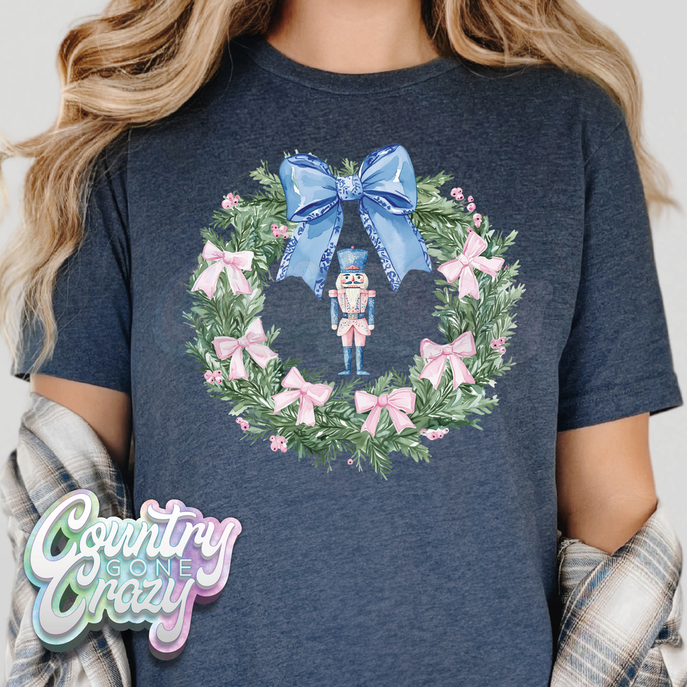 FLASH SALE - $8 BELLA CANVAS HEATHER NAVY-Country Gone Crazy-Country Gone Crazy