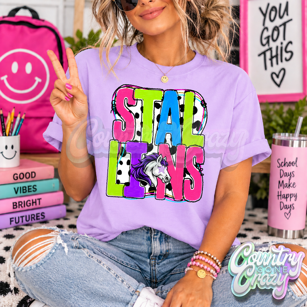 STALLIONS ** COLOR POP ** T-SHIRT