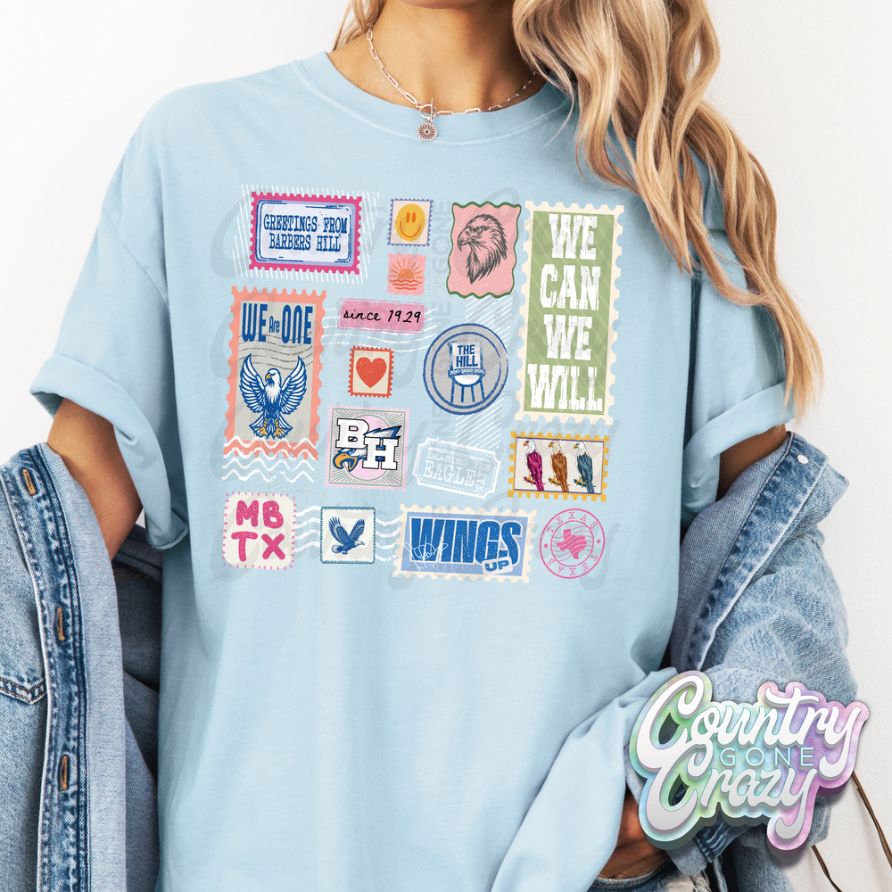 BARBERS HILL •• STAMPS •• T-Shirt-Country Gone Crazy-Country Gone Crazy