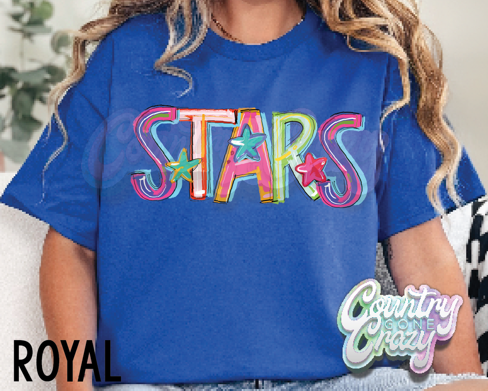 Stars • Splash • T-Shirt-Country Gone Crazy-Country Gone Crazy