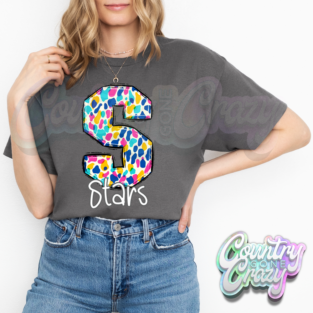 STARS •• SPOTTY •• T-SHIRT-Country Gone Crazy-Country Gone Crazy