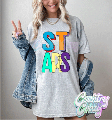 Stars // Stripey // T-Shirt-Country Gone Crazy-Country Gone Crazy