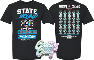 STATE BOUND 2026 - BAYTOWN COSMOS - T-SHIRT-Gildan-Country Gone Crazy
