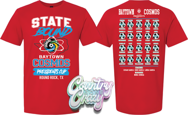 STATE BOUND 2026 - BAYTOWN COSMOS - DRI FIT-Port & Company-Country Gone Crazy