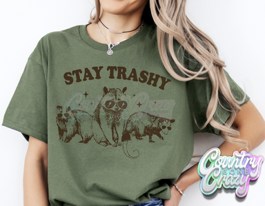 STAY TRASHY // T-SHIRT-Country Gone Crazy-Country Gone Crazy