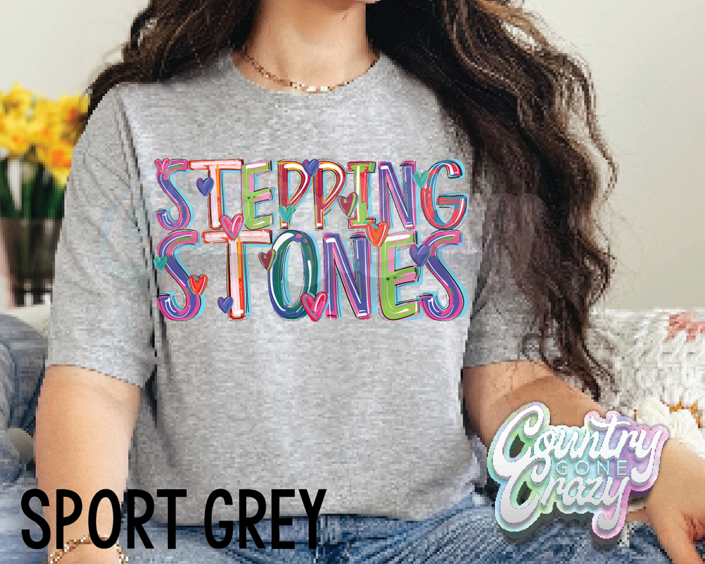 Stepping Stones • Splash • T-Shirt-Country Gone Crazy-Country Gone Crazy