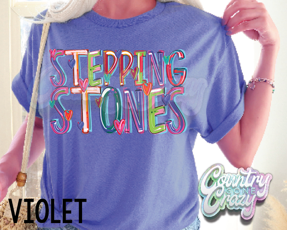 Stepping Stones • Splash • T-Shirt-Country Gone Crazy-Country Gone Crazy