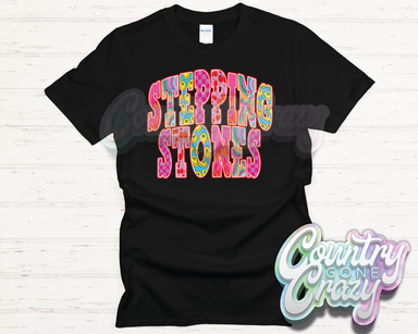STEPPING STONES // GOOD VIBES // T-Shirt-Country Gone Crazy-Country Gone Crazy