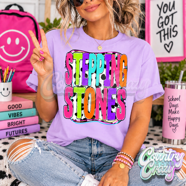 STEPPING STONES ** COLOR POP ** T-SHIRT-Country Gone Crazy-Country Gone Crazy
