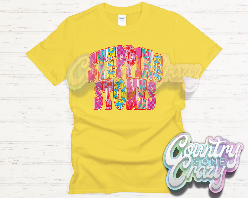 STEPPING STONES // GOOD VIBES // T-Shirt-Country Gone Crazy-Country Gone Crazy