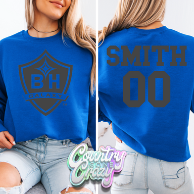 BH Galaxy Soccer Team - Sweatshirt-Country Gone Crazy-Country Gone Crazy