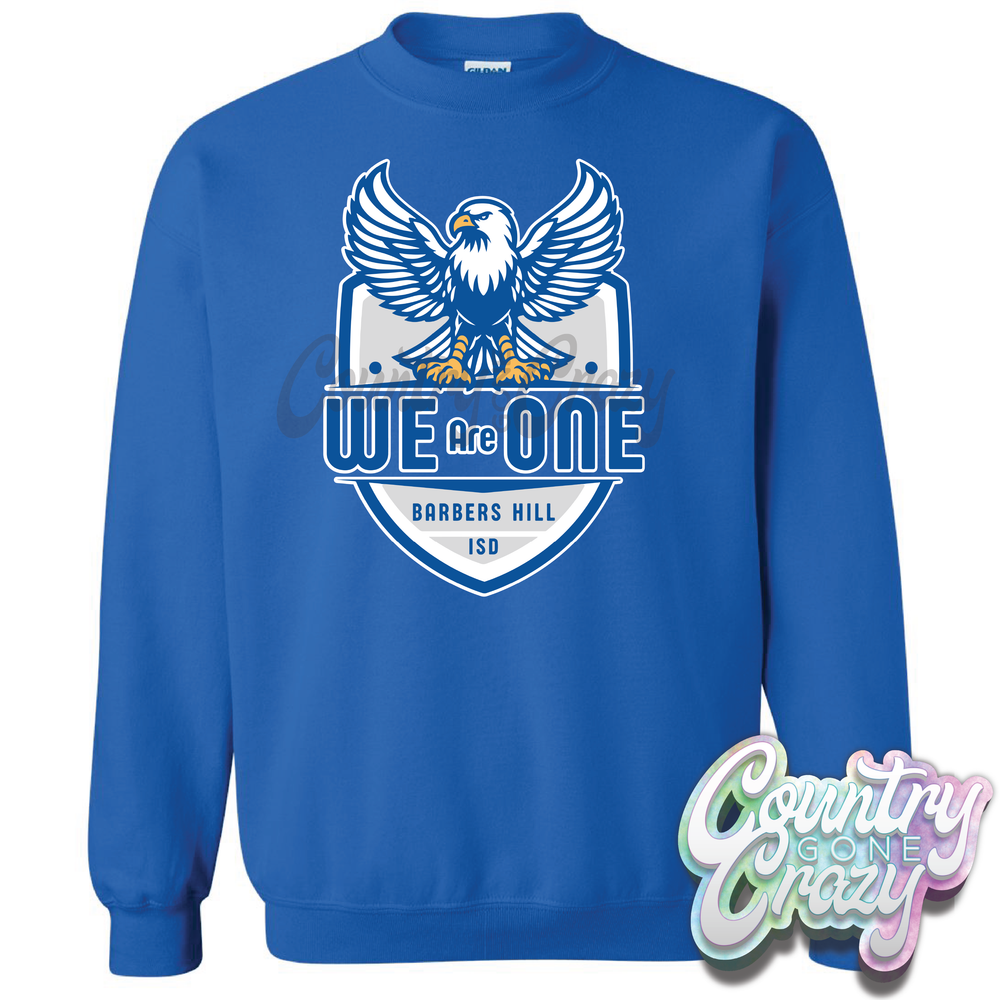 We Are One - Barbers Hill - Sweatshirt-Country Gone Crazy-Country Gone Crazy