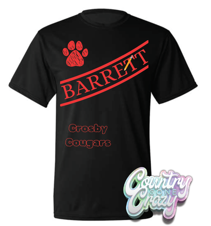 Barrett Crosby Cougars T-Shirt-Country Gone Crazy-Country Gone Crazy
