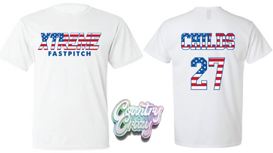 XTREME- AMERICA - DRI FIT SHIRT-Port & Company-Country Gone Crazy