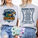 Diamond Ducks Tee Ball with Roster T-Shirt-Country Gone Crazy-Country Gone Crazy