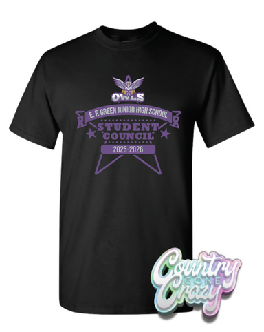 E.F. Green Student Council 2025-2026 - T-Shirt-Country Gone Crazy-Country Gone Crazy