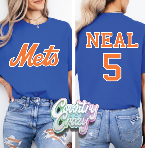 New York Mets T-Shirt-Country Gone Crazy-Country Gone Crazy