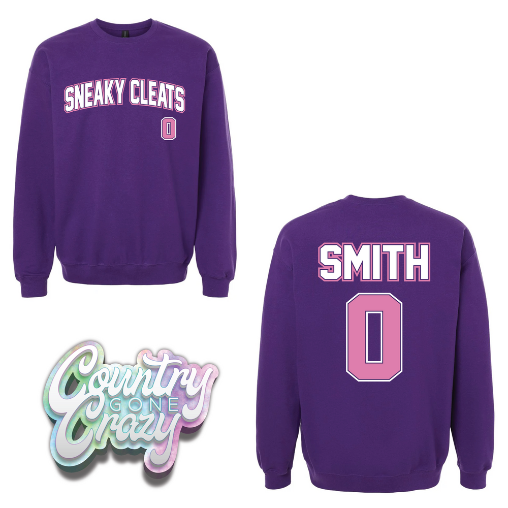 Sneaky Cleats - Softball - Sweatshirt-Country Gone Crazy-Country Gone Crazy