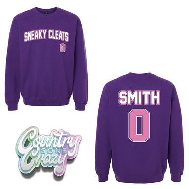 Sneaky Cleats - Softball - Sweatshirt-Country Gone Crazy-Country Gone Crazy