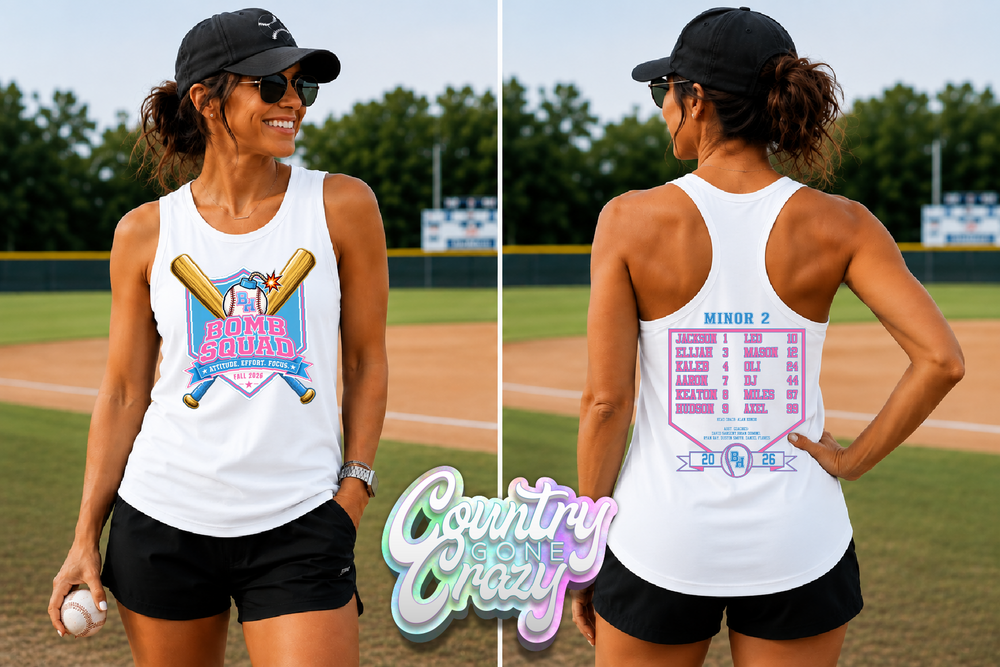 BOMB SQUAD // MINOR 2 // WOMEN'S RACERBACK TANK TOP