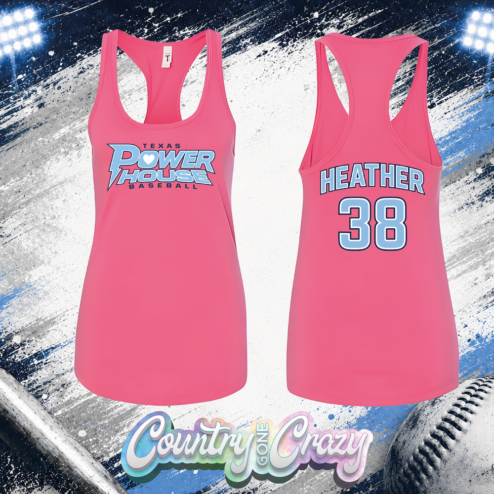 Powerhouse Mother's day // Ladies Fit Tank Top-Country Gone Crazy-Country Gone Crazy