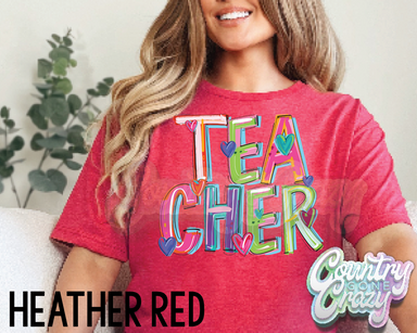 TEACHER • Splash • T-Shirt-Country Gone Crazy-Country Gone Crazy