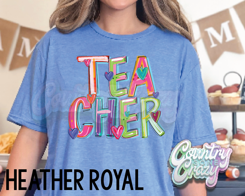 TEACHER • Splash • T-Shirt-Country Gone Crazy-Country Gone Crazy