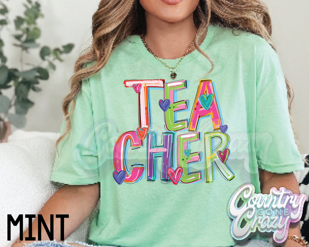 TEACHER • Splash • T-Shirt-Country Gone Crazy-Country Gone Crazy