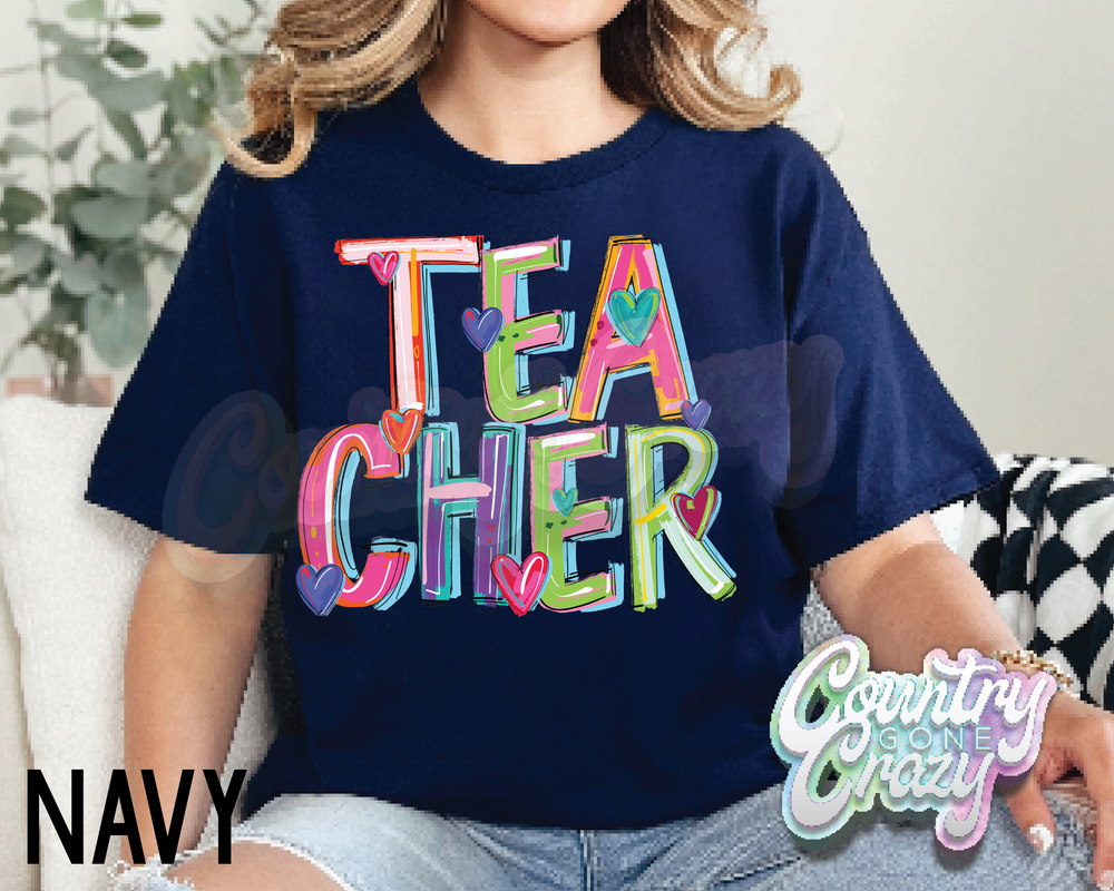 TEACHER • Splash • T-Shirt-Country Gone Crazy-Country Gone Crazy