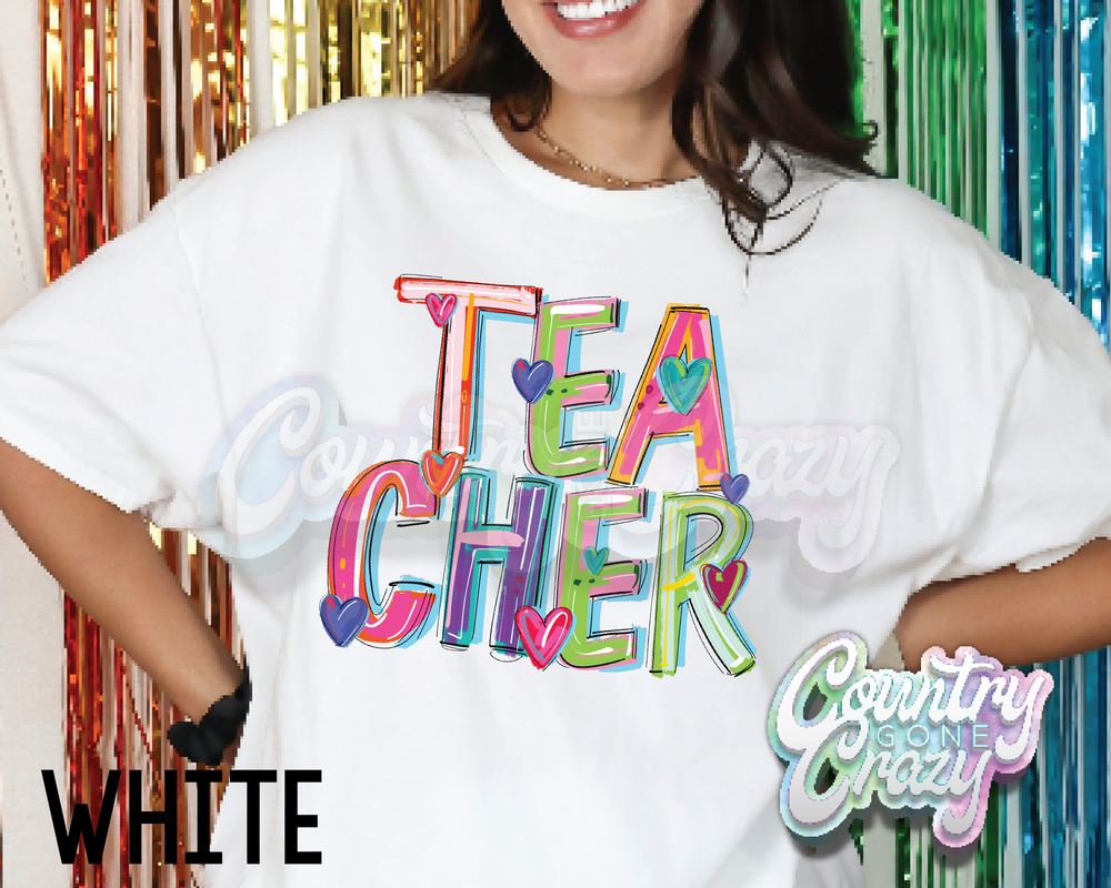 TEACHER • Splash • T-Shirt-Country Gone Crazy-Country Gone Crazy