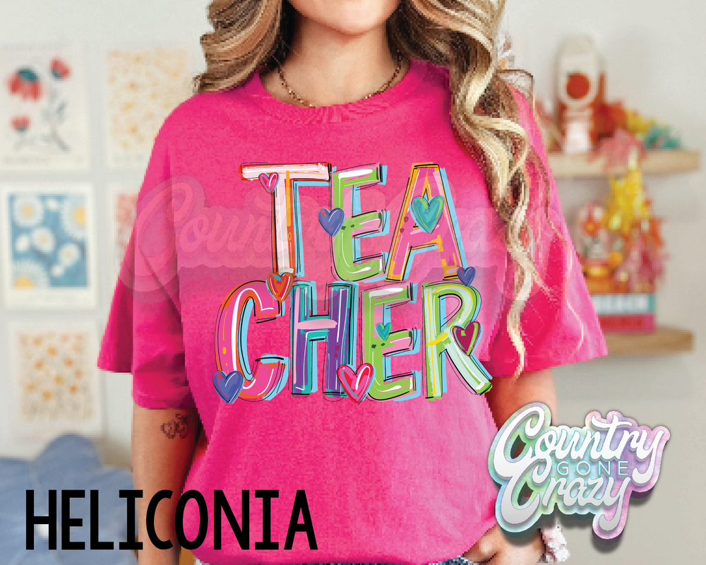 TEACHER • Splash • T-Shirt-Country Gone Crazy-Country Gone Crazy