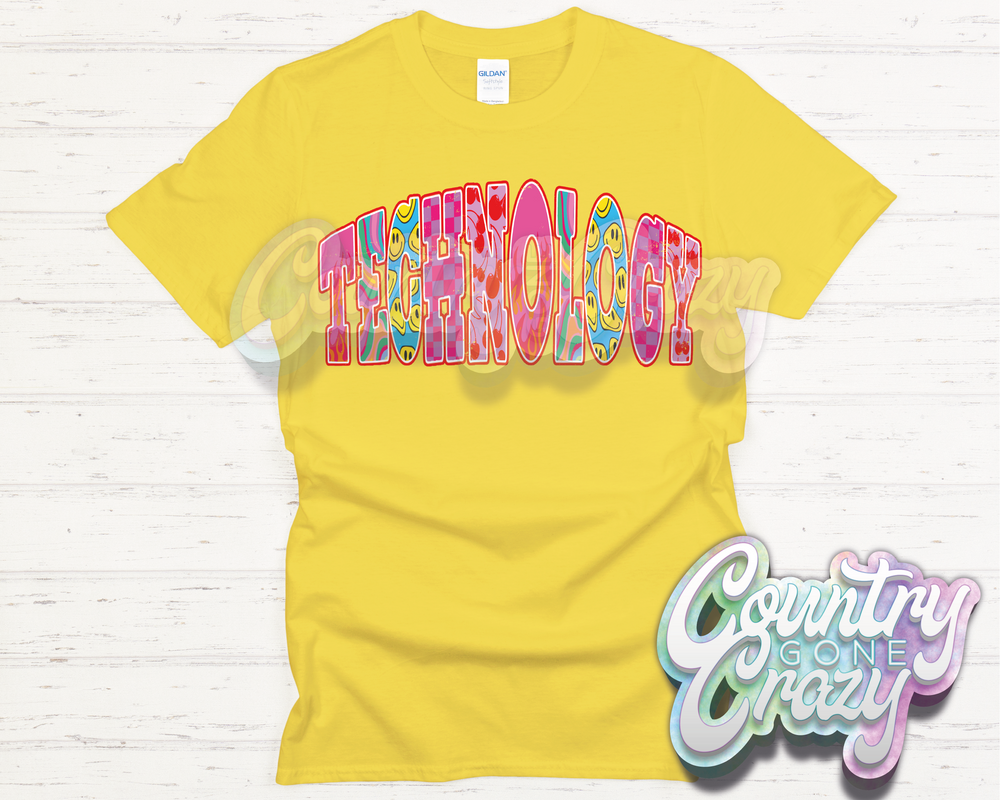 TECHNOLOGY // GOOD VIBES // T-Shirt-Country Gone Crazy-Country Gone Crazy