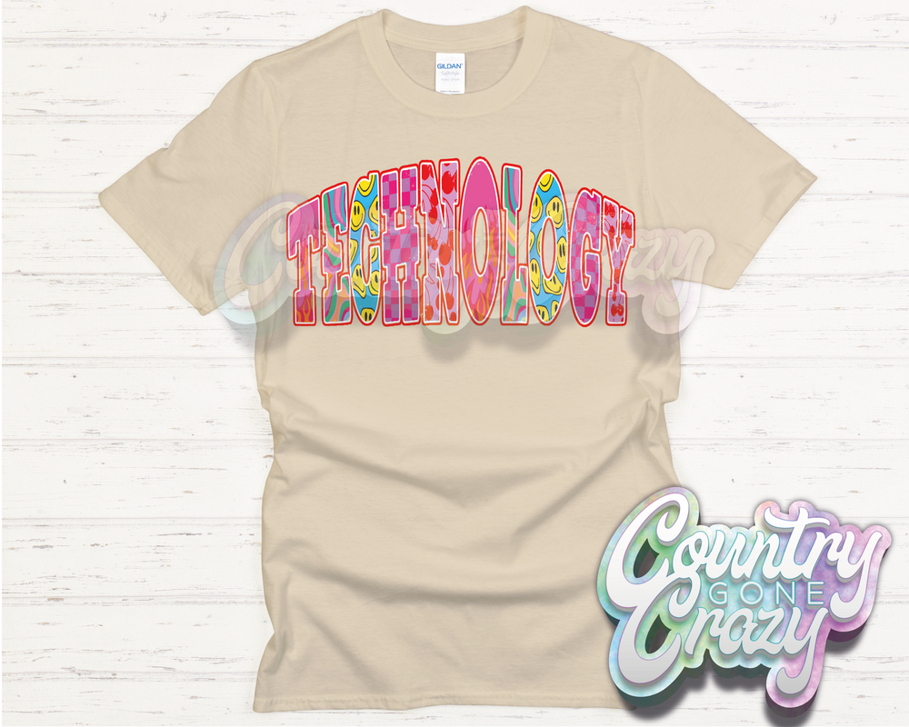 TECHNOLOGY // GOOD VIBES // T-Shirt-Country Gone Crazy-Country Gone Crazy