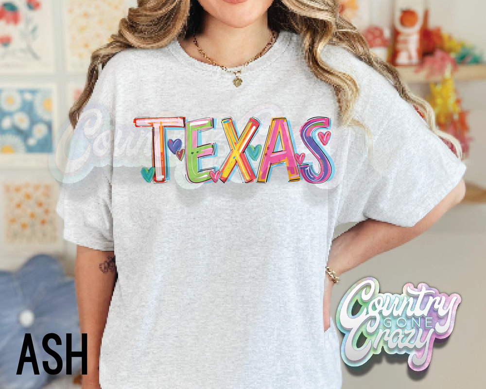 TEXAS • Splash • T-Shirt-Country Gone Crazy-Country Gone Crazy