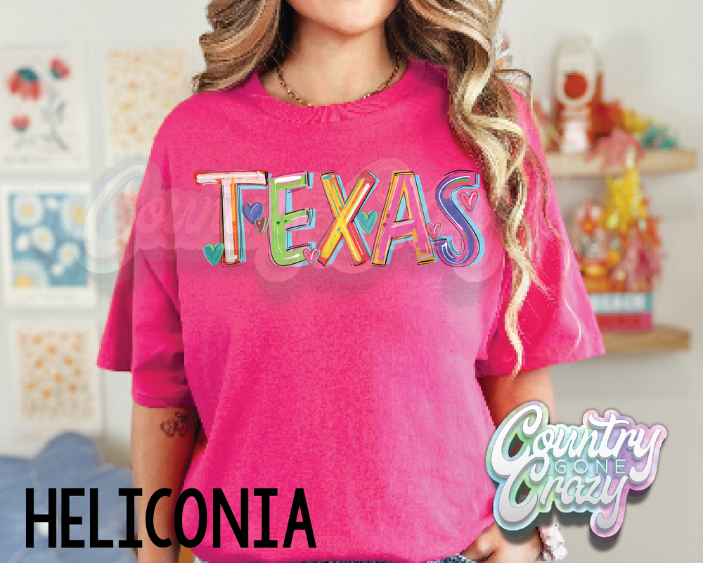 TEXAS • Splash • T-Shirt-Country Gone Crazy-Country Gone Crazy