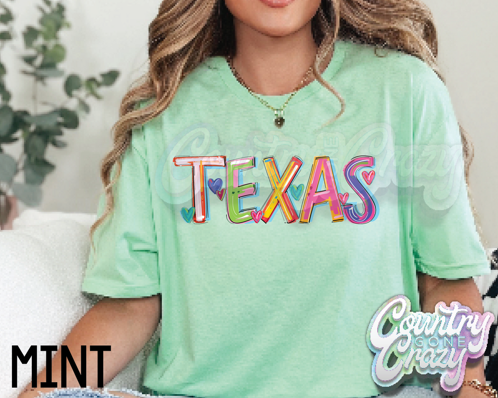 TEXAS • Splash • T-Shirt-Country Gone Crazy-Country Gone Crazy