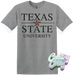 TEXAS STATE - SPORTS GREY T-SHIRT-Country Gone Crazy-Country Gone Crazy