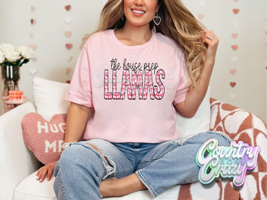 The House Prep Llamas - Valentines - T-Shirt-Country Gone Crazy-Country Gone Crazy