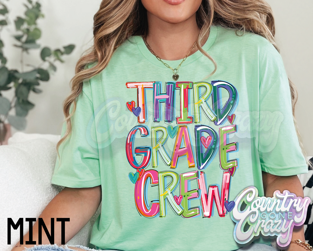 Third Grade Crew • Splash • T-Shirt-Country Gone Crazy-Country Gone Crazy