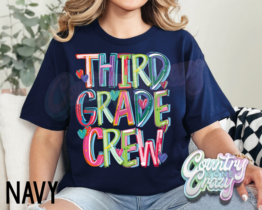 Third Grade Crew • Splash • T-Shirt-Country Gone Crazy-Country Gone Crazy