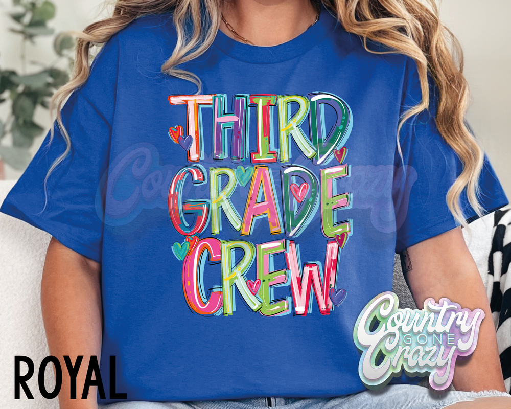 Third Grade Crew • Splash • T-Shirt-Country Gone Crazy-Country Gone Crazy