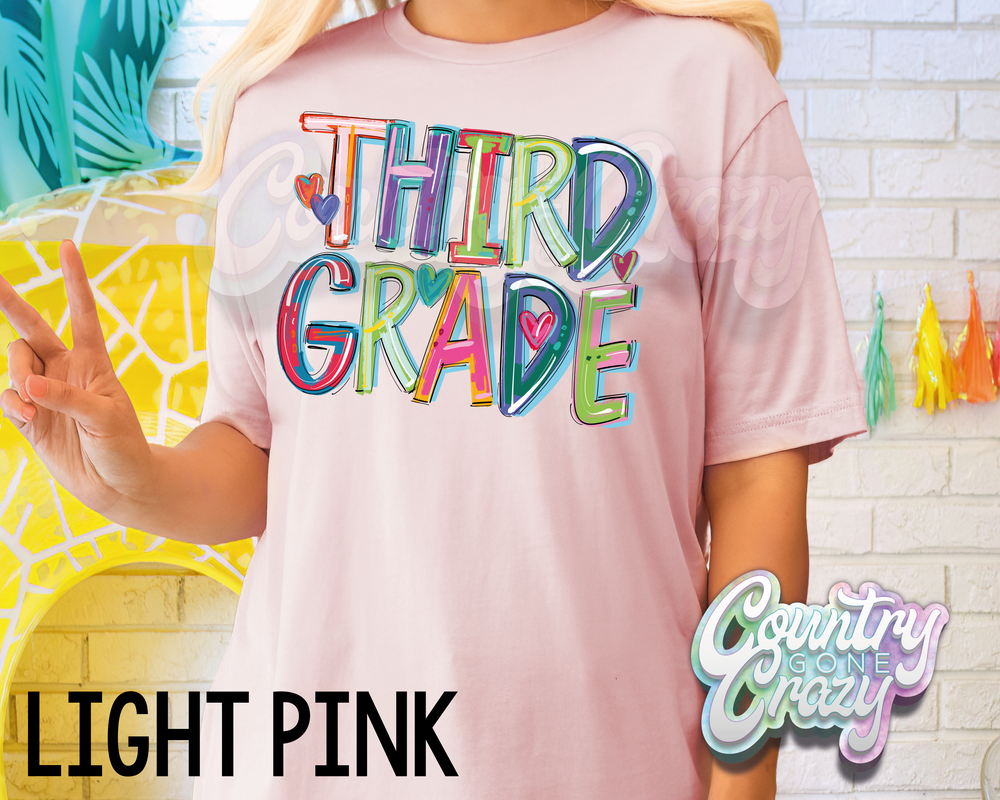 Third Grade • Splash • T-Shirt-Country Gone Crazy-Country Gone Crazy