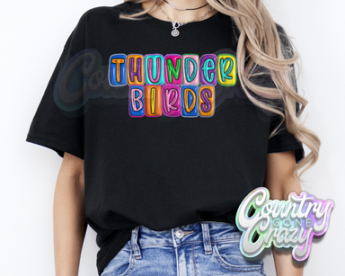 Thunderbirds •• Bubble •• T-Shirt-Country Gone Crazy-Country Gone Crazy