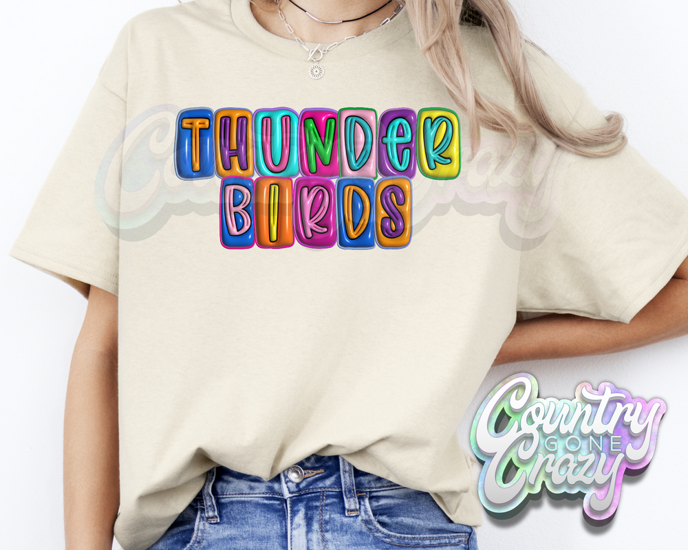 Thunderbirds •• Bubble •• T-Shirt-Country Gone Crazy-Country Gone Crazy