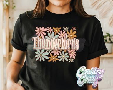 Thunderbirds • Blooming Boho • T-Shirt-Country Gone Crazy-Country Gone Crazy