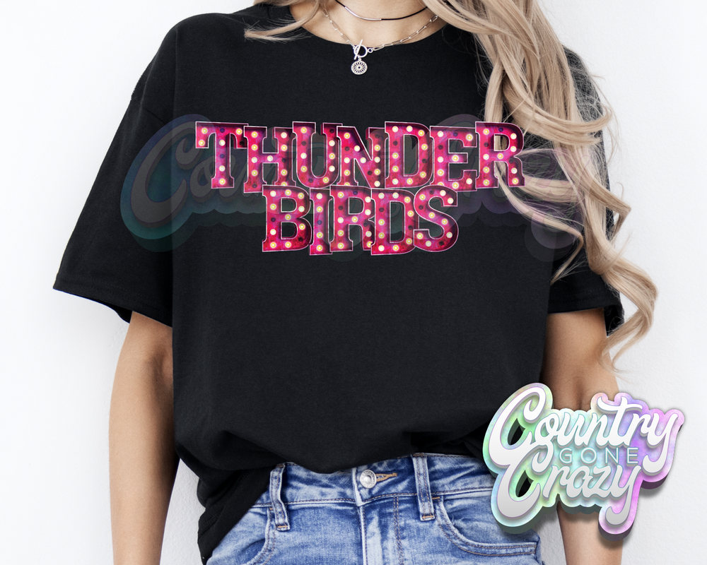 Thunderbirds * Pink Marquee * T-Shirt-Country Gone Crazy-Country Gone Crazy