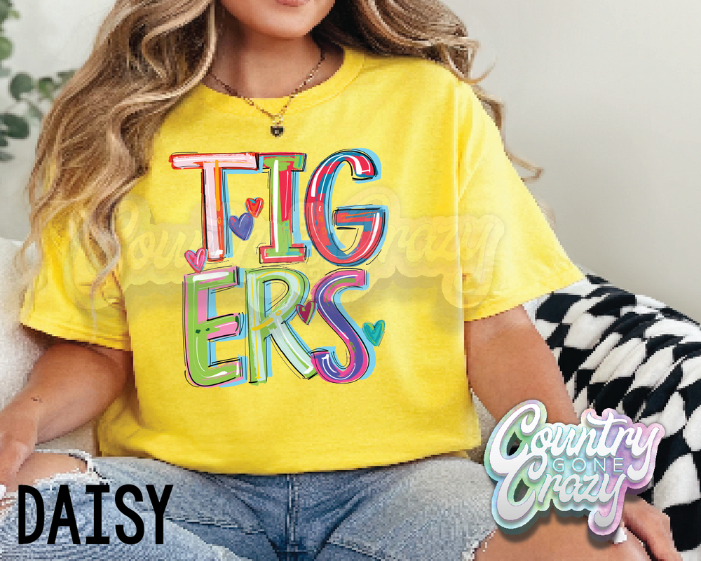 Tigers • Splash • T-Shirt-Country Gone Crazy-Country Gone Crazy