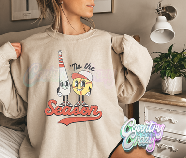 TIS' THE SEASON - SAND SWEATSHIRT-Country Gone Crazy-Country Gone Crazy