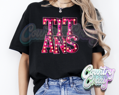 Titans * Pink Marquee * T-Shirt-Country Gone Crazy-Country Gone Crazy