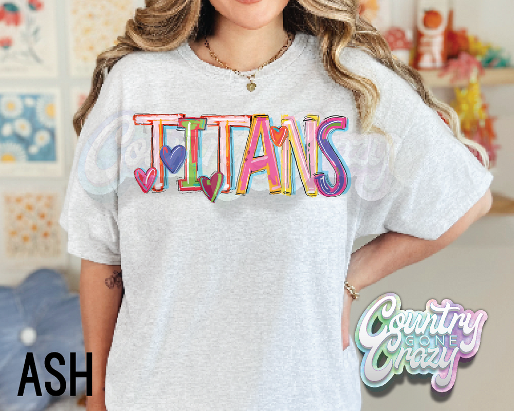 Titans • Splash • T-Shirt-Country Gone Crazy-Country Gone Crazy